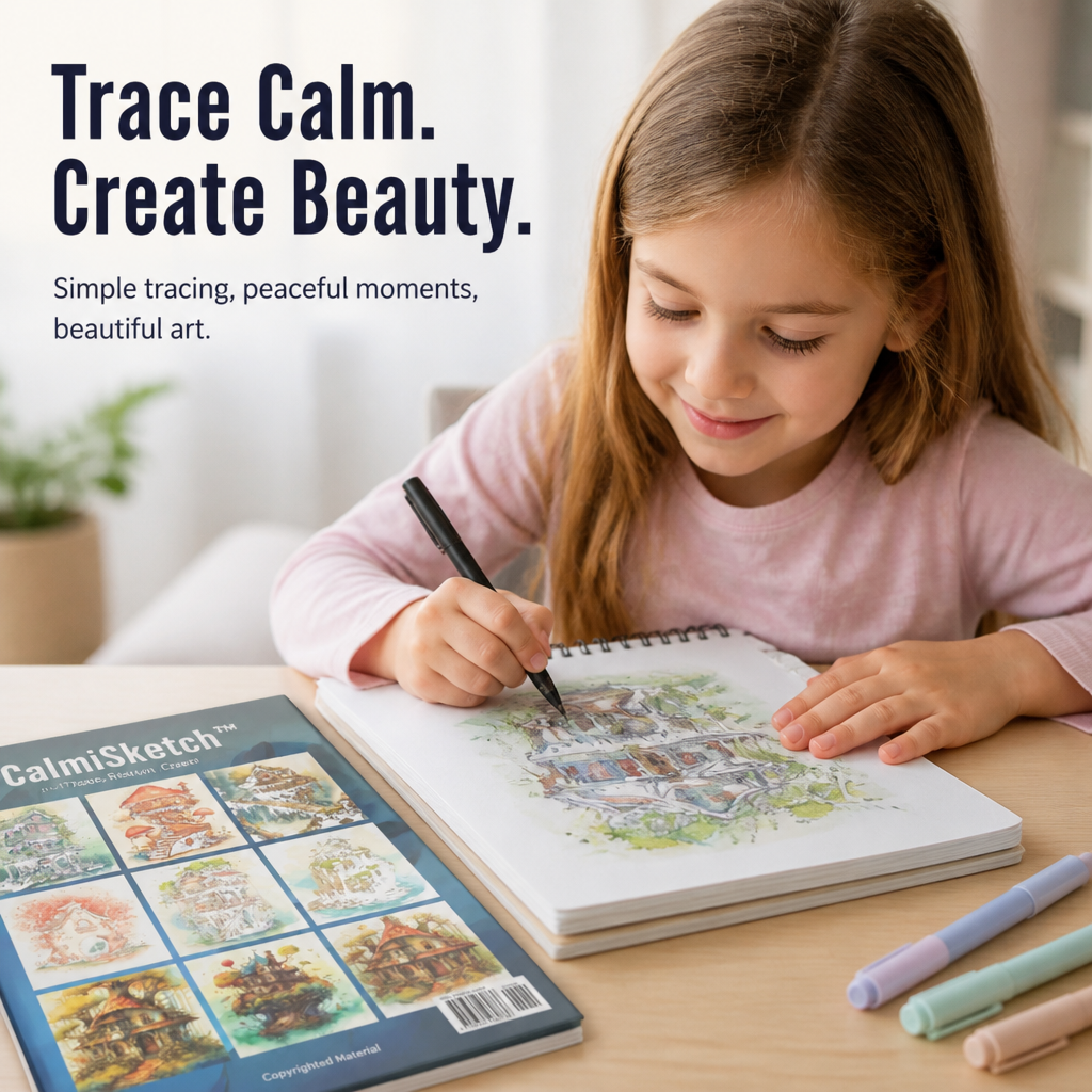 CalmiSketch™ — Calm Your Mind and Ignite Creative Joy with Every Trace