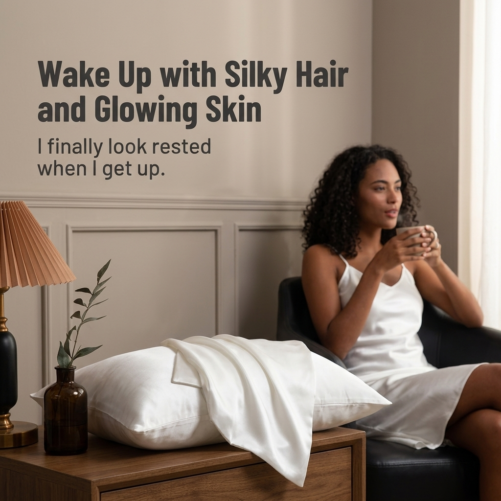 LumaSilk™ — Wake Up to Gorgeously Smooth Hair and Radiant, Wrinkle-Free Skin Every Morning