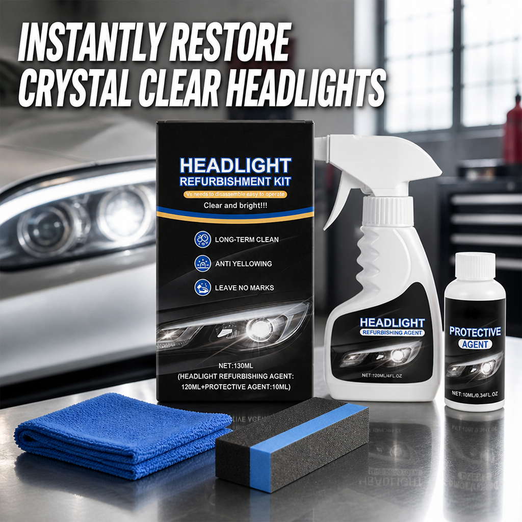 BrightSight™ — Erase Yellow Haze and Lock In Clear Headlights for Months