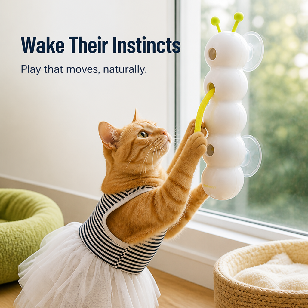 PredaPlay™ — Ignite Your Cat’s Wild Instincts for Nonstop, Hands-Free Fun