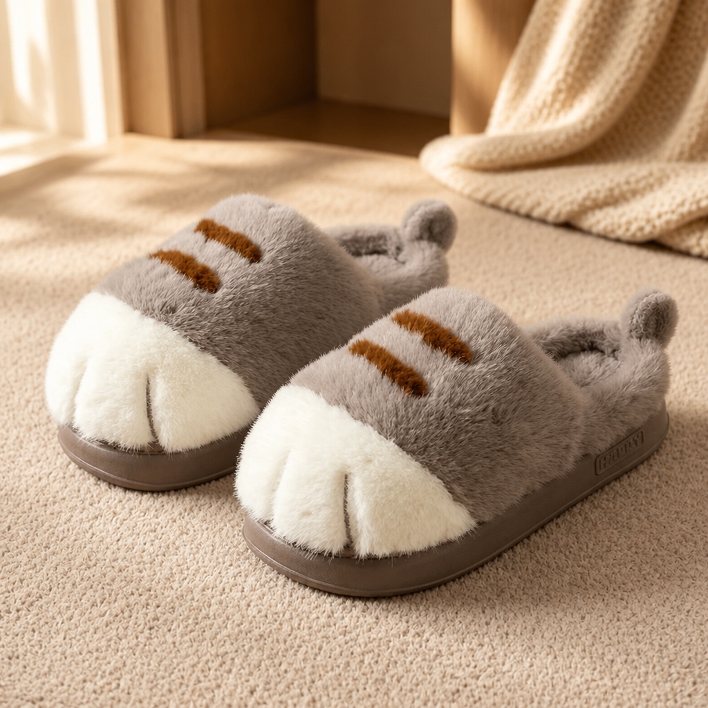 SnugPaw™ Plush Slippers — Feel the Warm, Cloud-Soft Hug Your Feet Crave Every Day