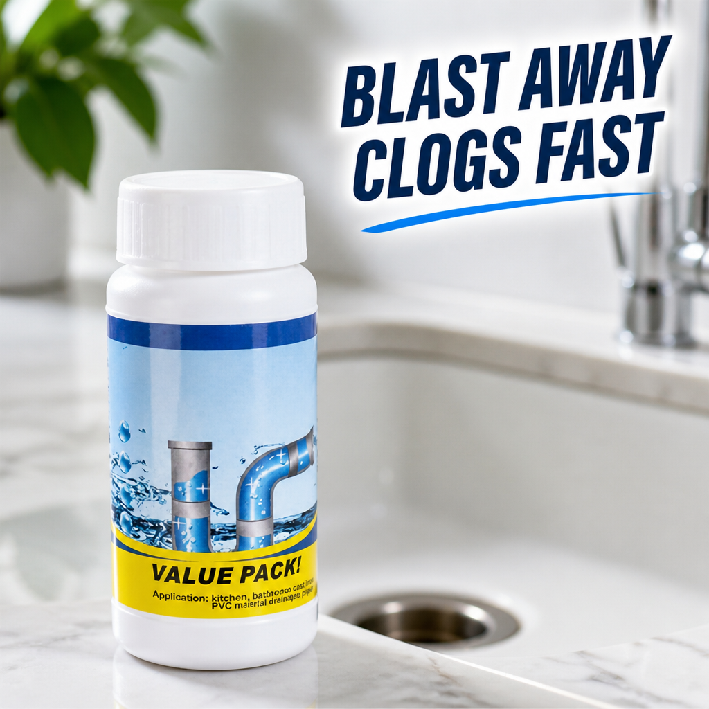 Drain Unblocker™ — Blast Away Clogs Fast and Breathe Fresh Again