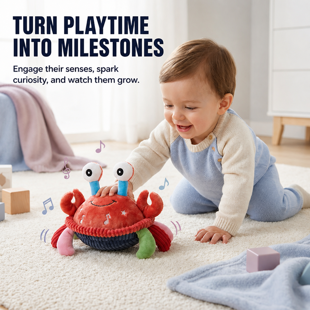 Crabbix™ — Ignite Your Baby’s Senses and Spark Every Milestone with Joyful Play