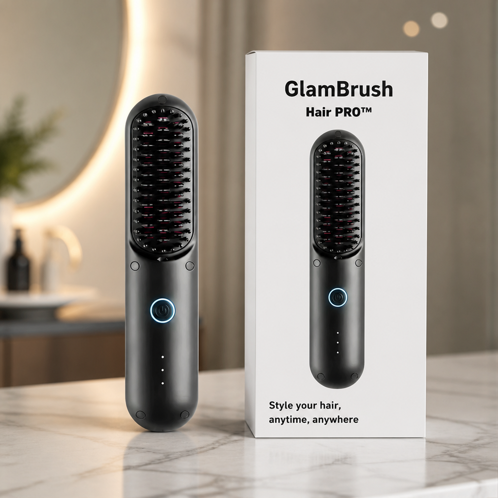 RadianceRush™ — Brush Frizz Into Glossy, Salon-Smooth Hair in One Cordless Pass