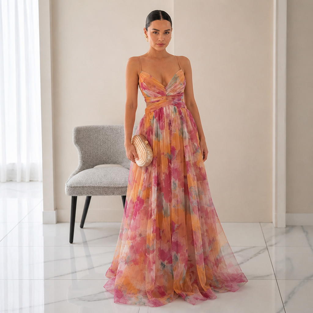 SerenLuxe™ Long Dress — Illuminate Every Moment with Effortless Grace and Freedom