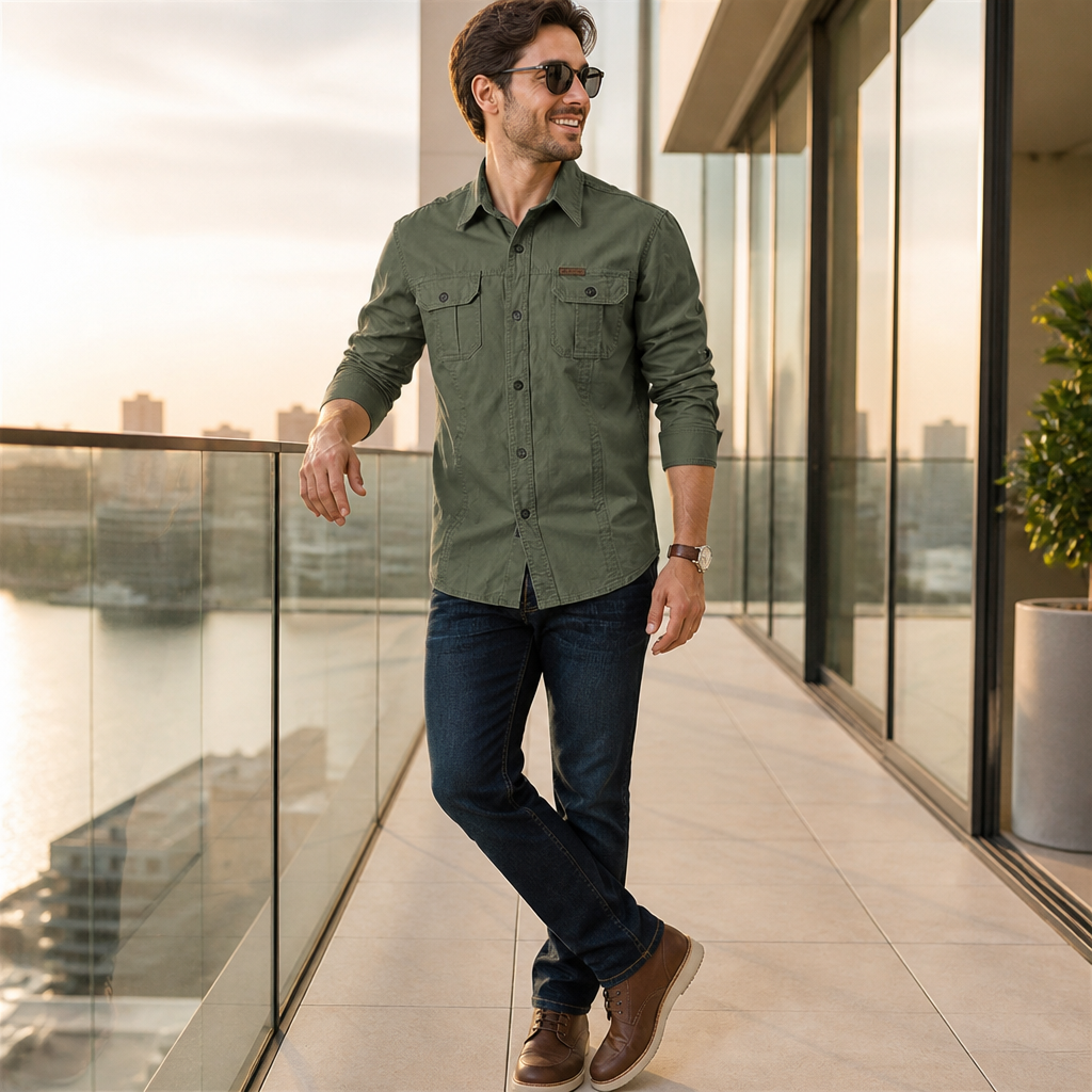 VarioLux™ Cotton Shirt — Unlock All-Day Cool Comfort and Unshakable Confidence