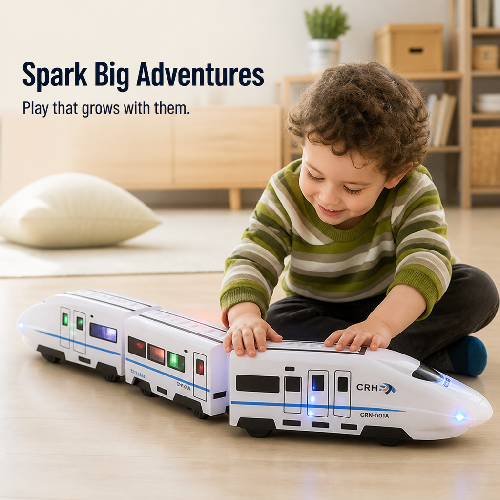 TrainTrek™ — Ignite Your Child’s Imagination with Every Click and Glow