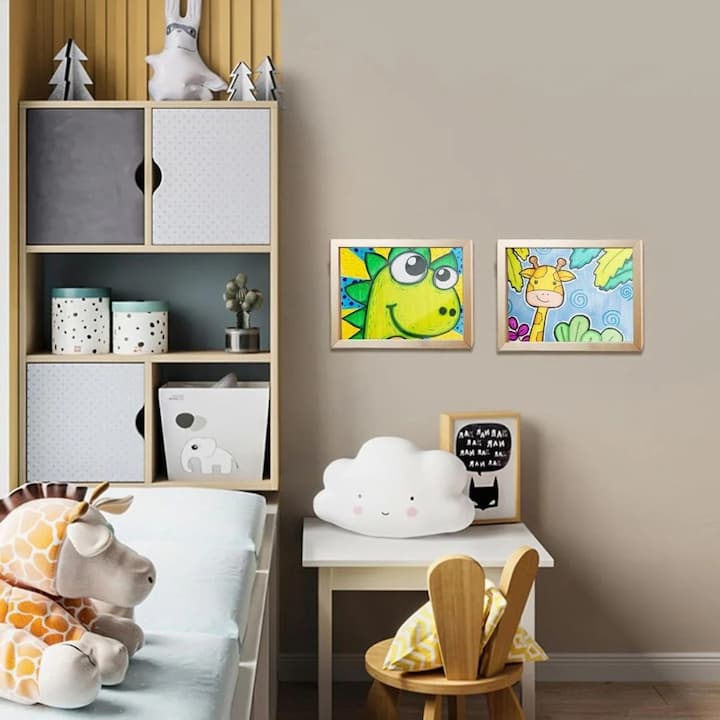 Showcase Children's Art with a Space that Celebrates Their Creativity