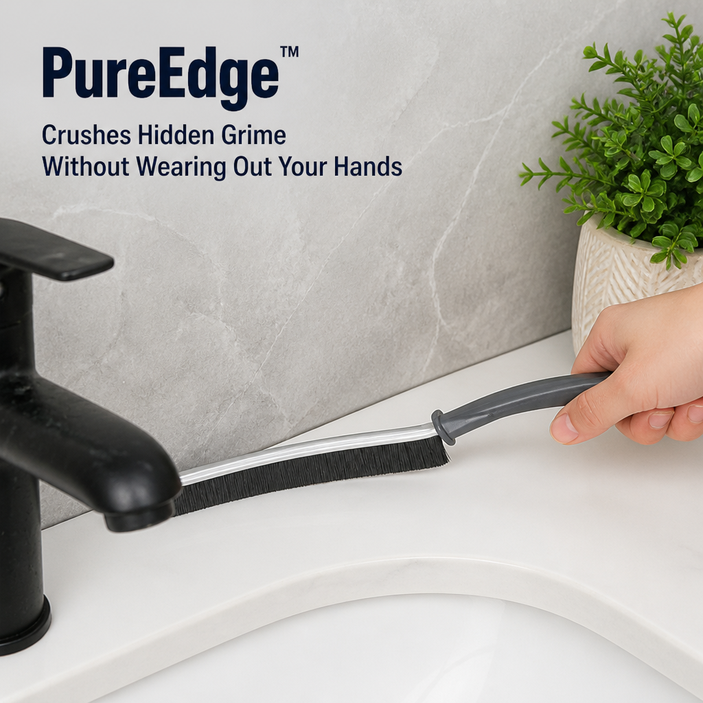 PureEdge™ — Scrub Out Hidden Gap Grime Your Sponge Can't Reach