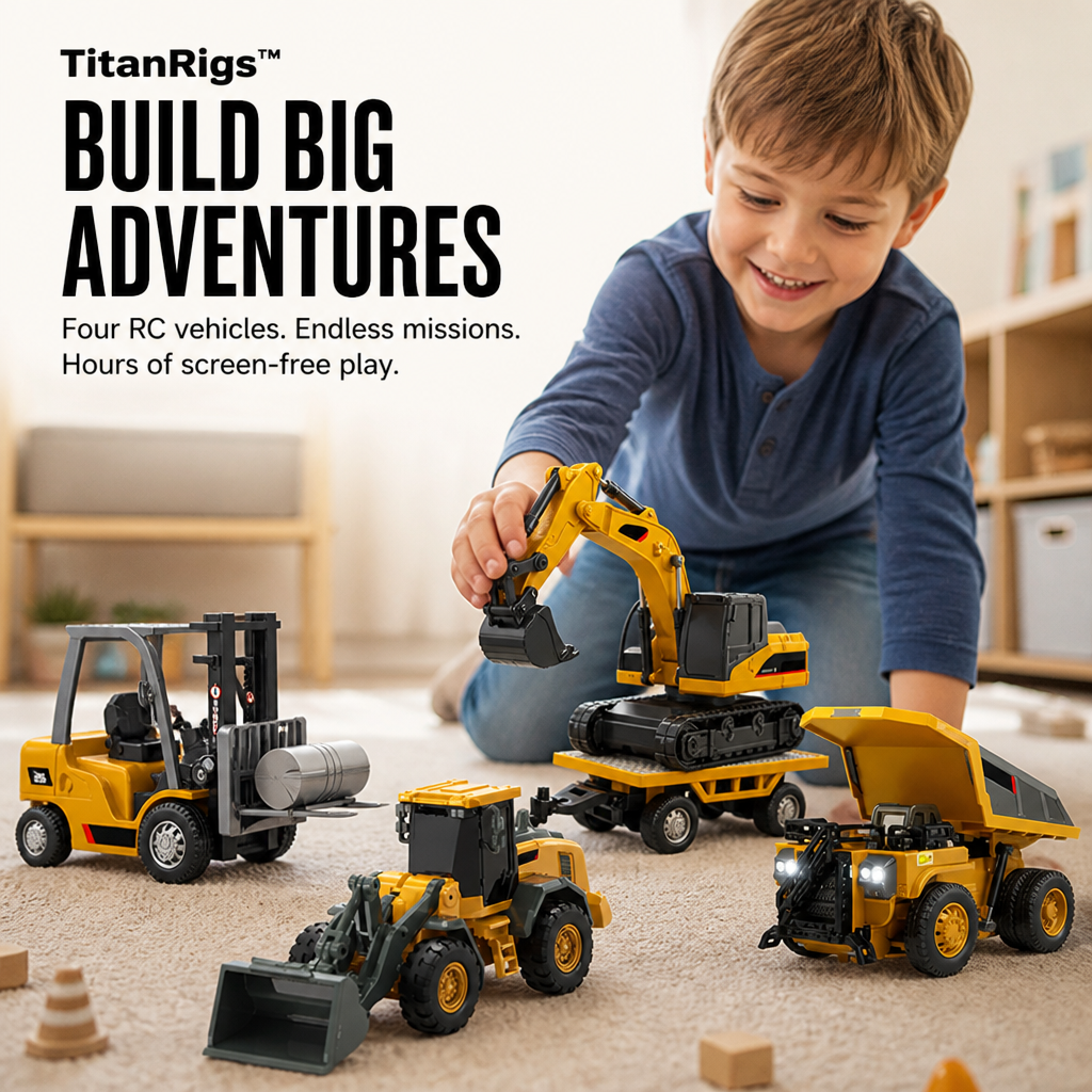 TitanRigs™ — Ignite Your Child’s Confidence and Creativity with Every Remote-Controlled Mission