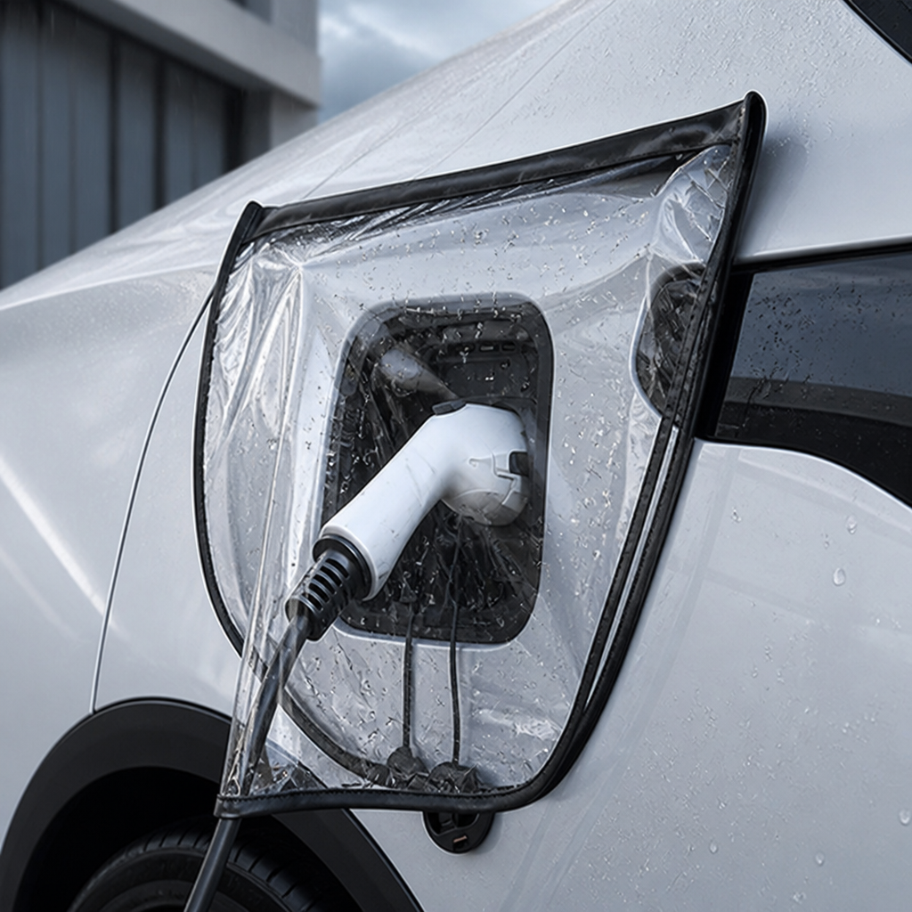 StormGuard™ — Snap-On Armor That Keeps Your EV Charger Flawless Rain or Shine