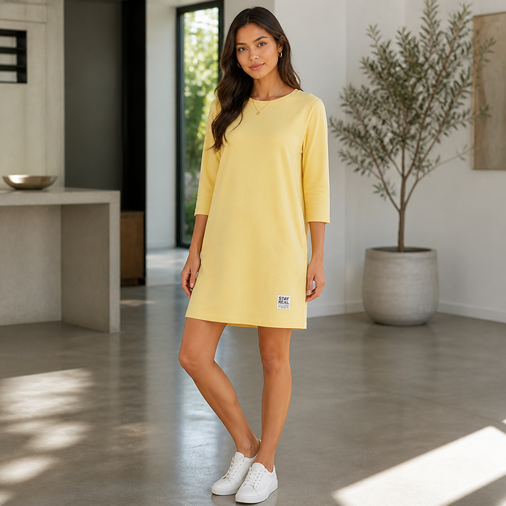 VioraFlow™ Loose T-Shirt Dress — Experience Freedom and Flawless Comfort All Day Long