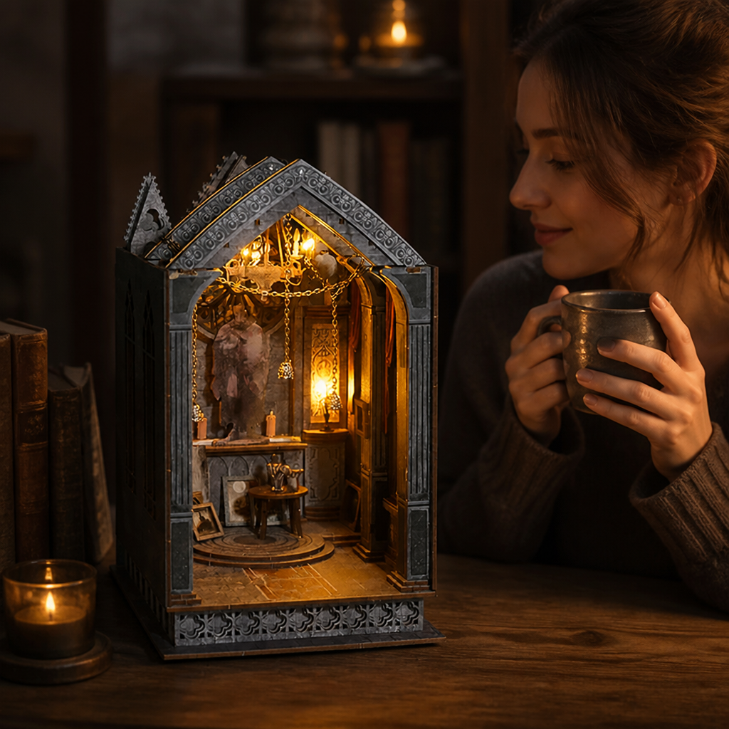 MystiShelter™ — Transform Your Shelf into a Living Gothic Fantasy Sanctuary