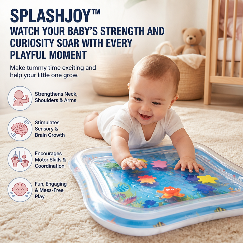 SplashJoy™ — Watch Your Baby’s Strength and Curiosity Soar With Every Playful Moment