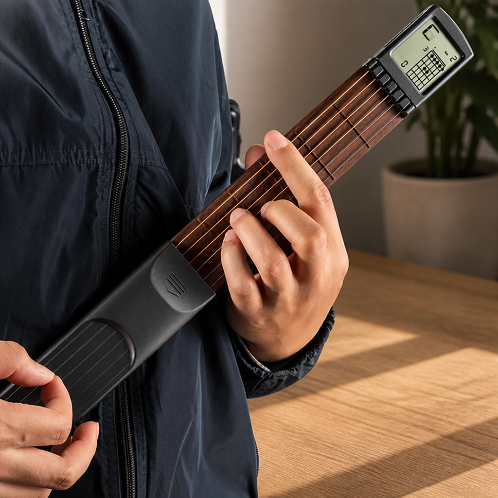 StrumEase™ — Transform Spare Moments into Confident, Quiet Guitar Mastery