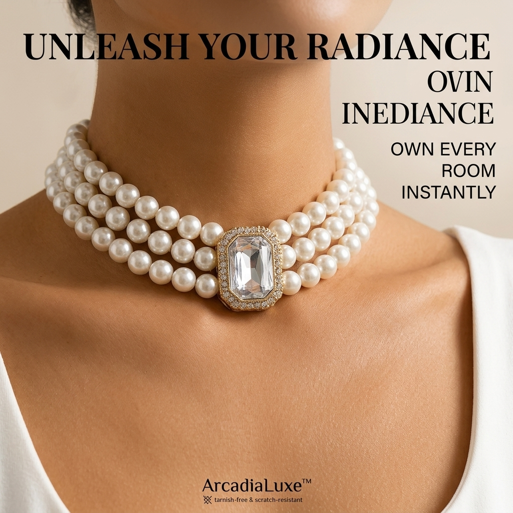 ArcadiaLuxe™ Necklace — Unleash Your Radiance and Own Every Room Instantly