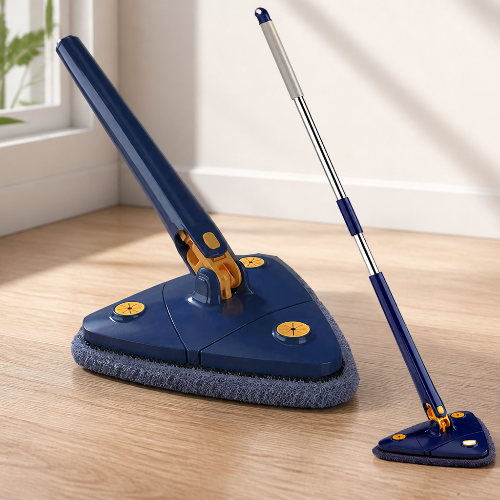 AquaSculpt™ Mop — Clean Every Corner Without Backbreaking Effort or Missed Spots