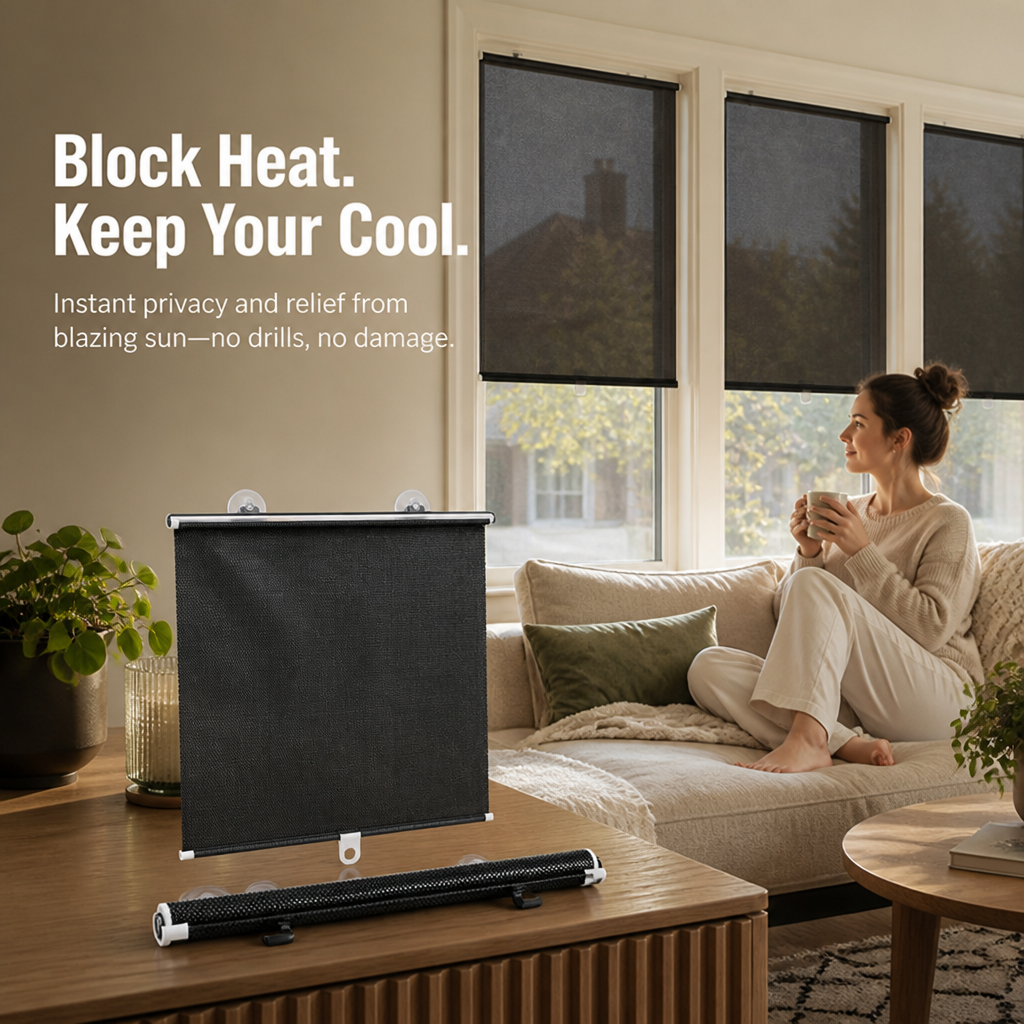 ShadeStream™ — Instantly Cool, Private Rooms Without a Single Drill