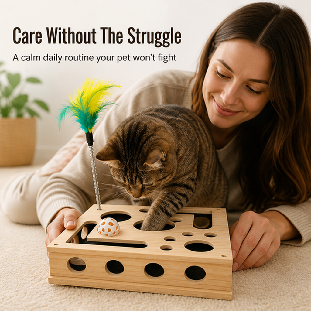 ClawMinder™ — Transform Nail Trims Into Calm, Playful Moments You Both Crave