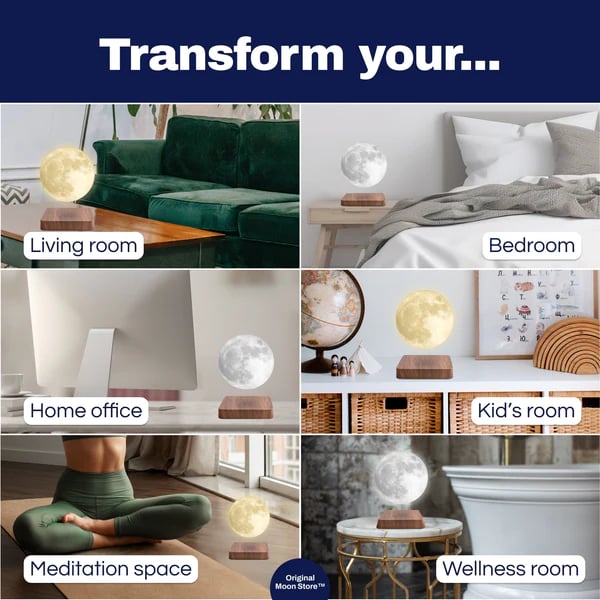 LunaDrift™ Levitating Glow — Mesmerize Your Space with Floating Lunar Magic
