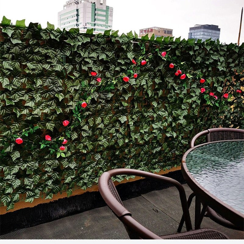 Artificial Leaf Privacy Fence | Weatherproof and UV Resistant | Customizable | LeafShield