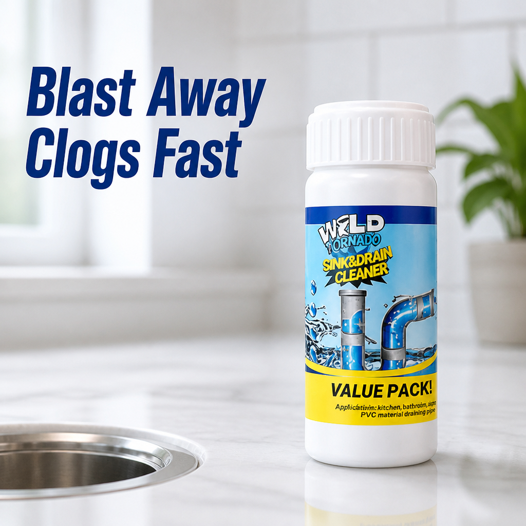 Drain Unblocker™ — Blast Away Clogs Fast and Breathe Fresh Again
