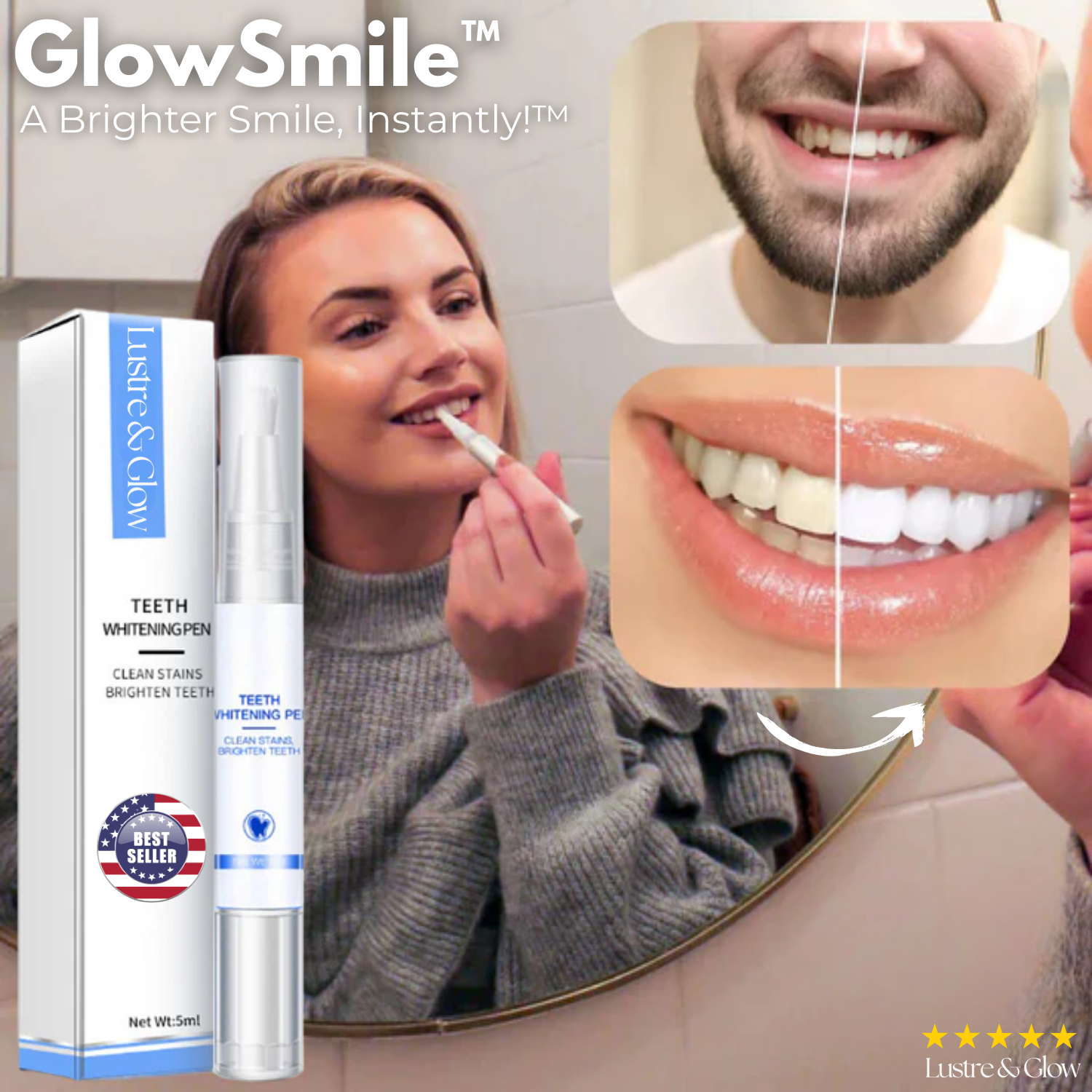 LumiWhite Glow™ — Unlock a Pain-Free, Dazzling Smile That Commands Attention