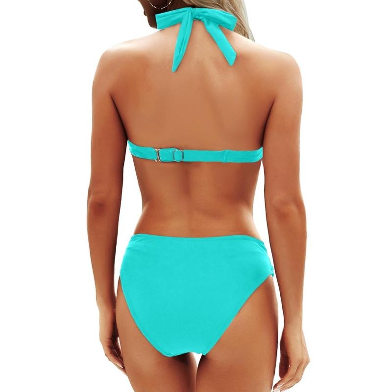 Halter Bikini – Your Radiant Curve Enhancer for Carefree Beach Days