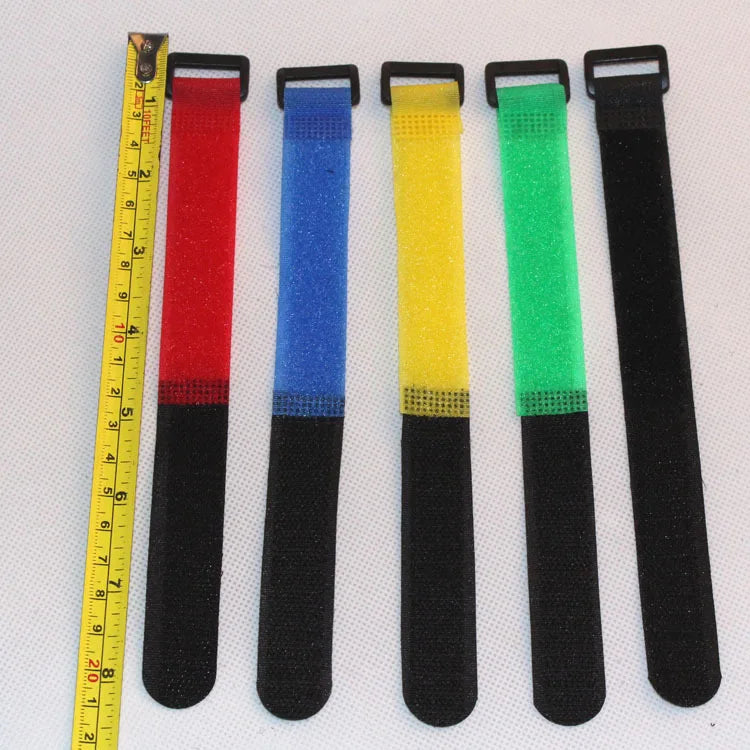 Adjustable Hook and Loop Gear Holders - Set of 10 Fishing Rod Straps