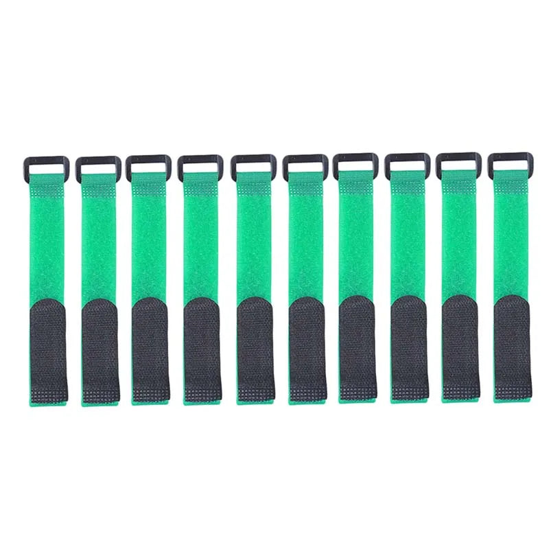 Adjustable Hook and Loop Gear Holders - Set of 10 Fishing Rod Straps