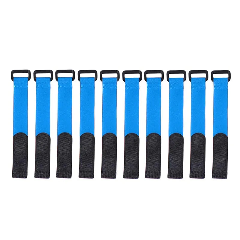 Adjustable Hook and Loop Gear Holders - Set of 10 Fishing Rod Straps