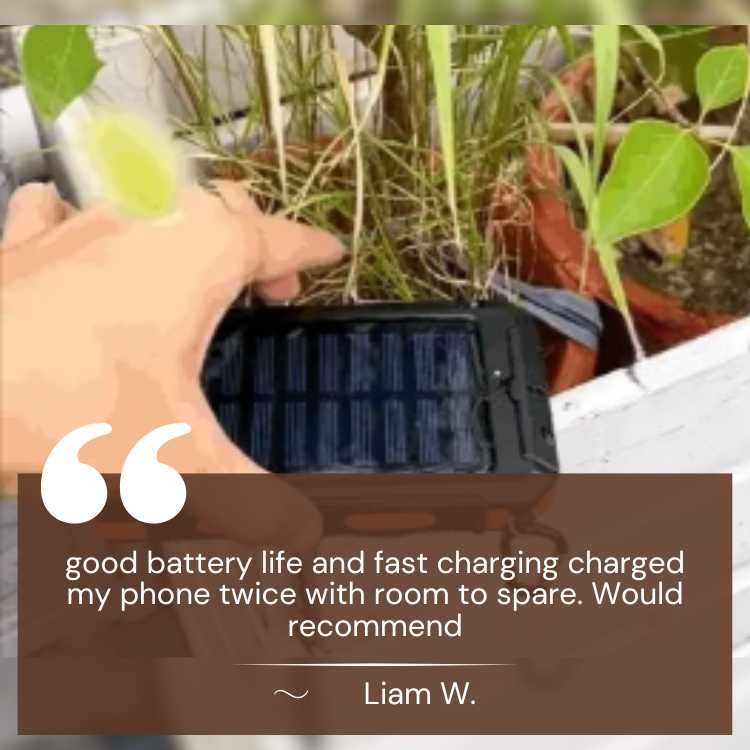 10000mAh Solar Charger for Outdoor Activities and Emergency Situations