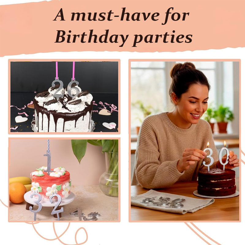 Digital Candle Holder Set — Make Every Cake a Sparkling Star of Celebrations
