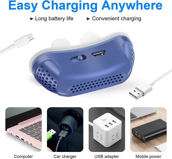 Portable CPAP Machine for Snoring Relief and Sleep Apnea Treatment