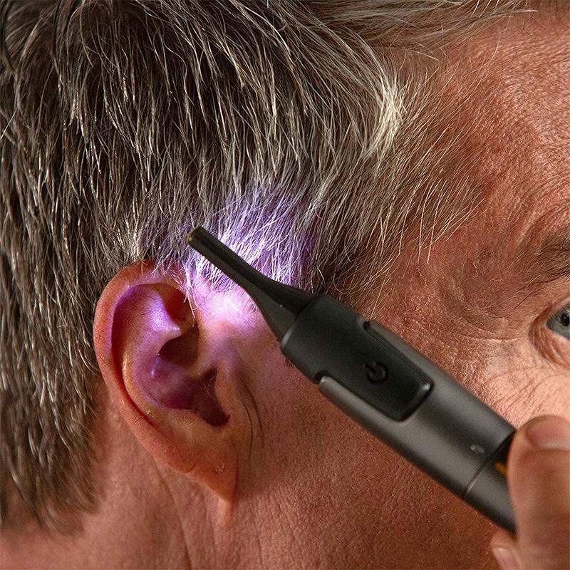 Precision Trimmer with LED Light and Titanium Blades