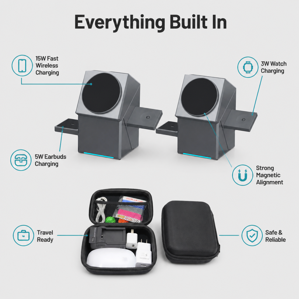 FluxCharge™ — Instantly Power Every Device Without the Clutter or Chaos