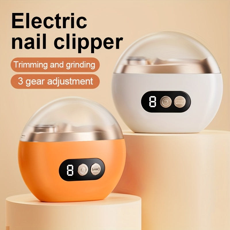 Electric Nail Clipper with Nail File