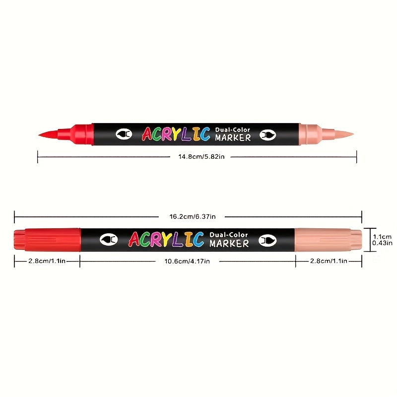 Set of 120 Acrylic Markers