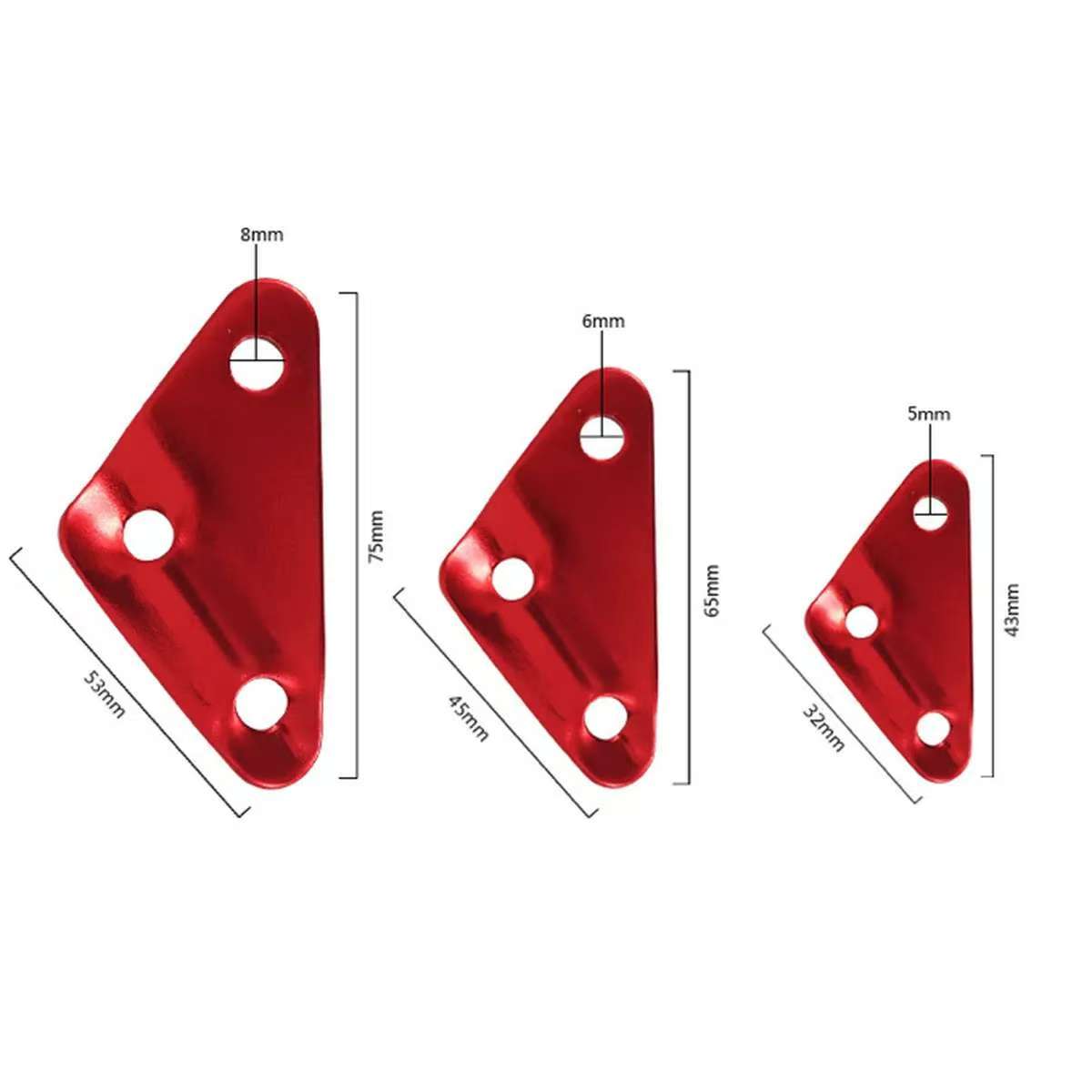 12-Pack Triangle Tensioners for Aluminum Rope