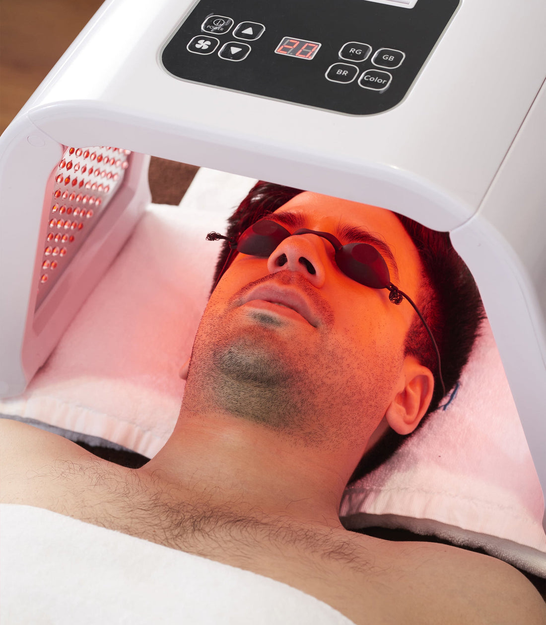 Seven-Color LED Light Therapy Device for Skin Renewal