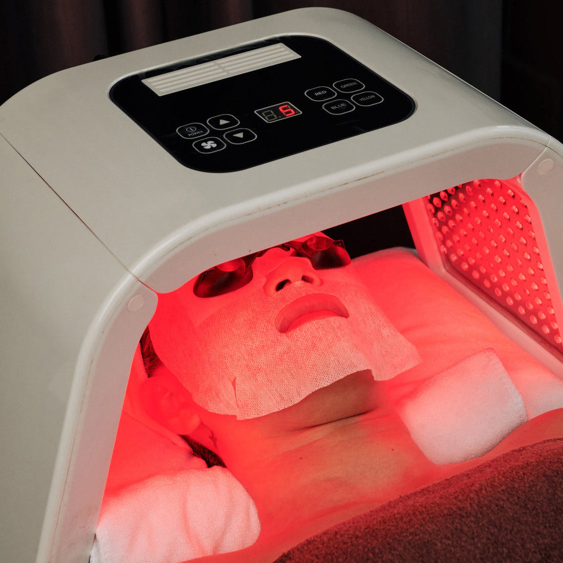 Seven-Color LED Light Therapy Device for Skin Renewal