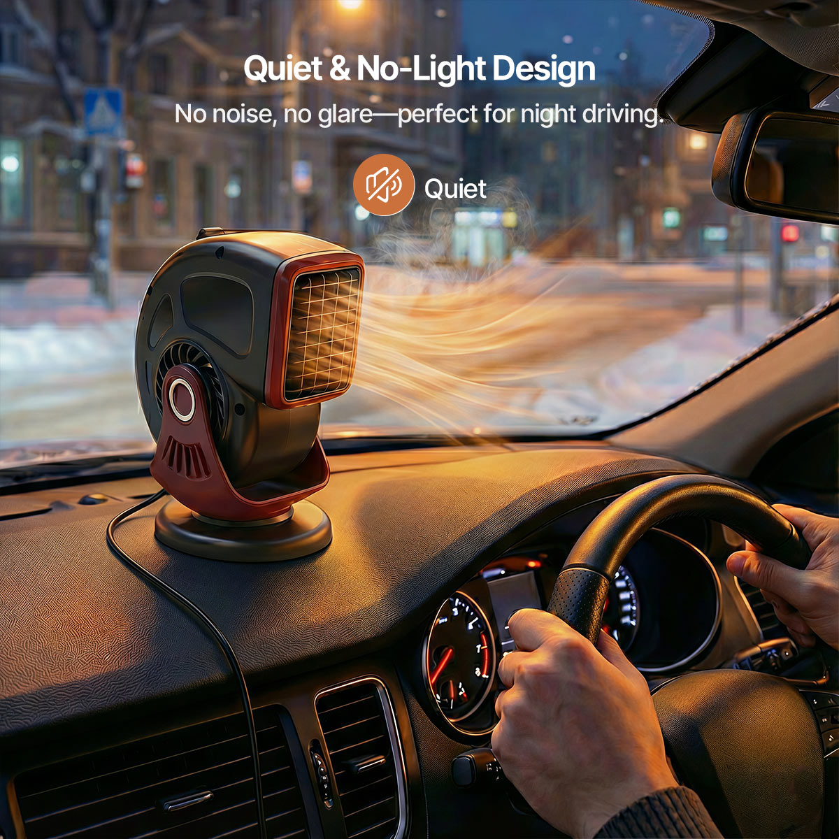 Dual-Mode Car Heater and Defroster – 12V Vehicle Heating System