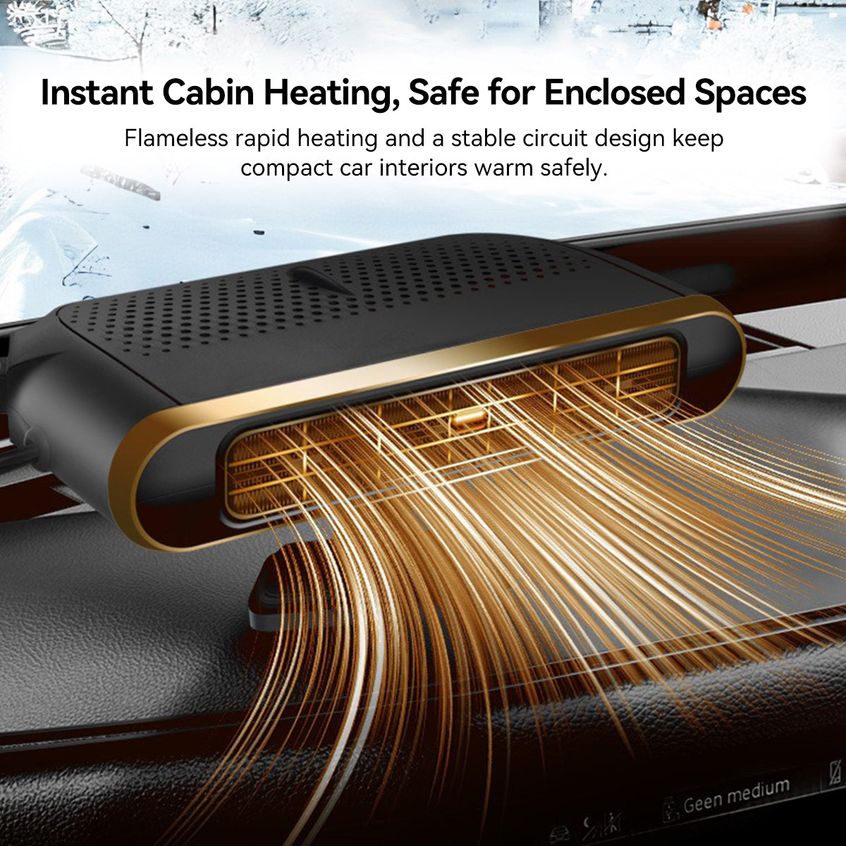 Portable 12V Car Heater and Defroster