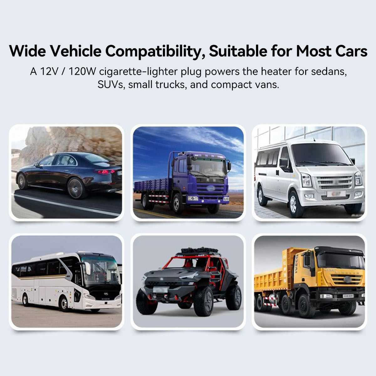 Portable 12V Car Heater and Defroster