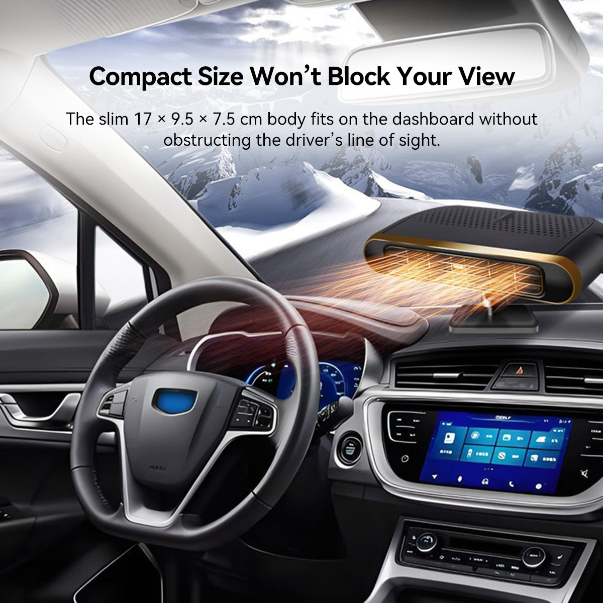 Portable 12V Car Heater and Defroster