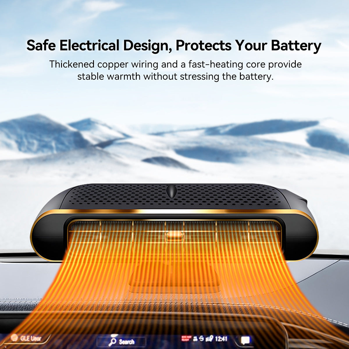 Portable 12V Car Heater and Defroster