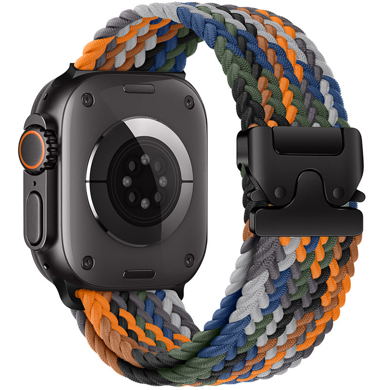 Braided Nylon Strap for Contemporary Smartwatch Designs