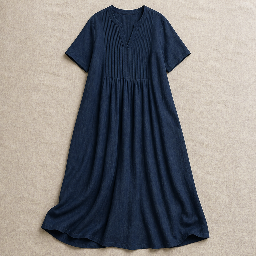VexaLuxe™ Pleated Dress — Unleash Effortless Grace and All-Day Cool Confidence