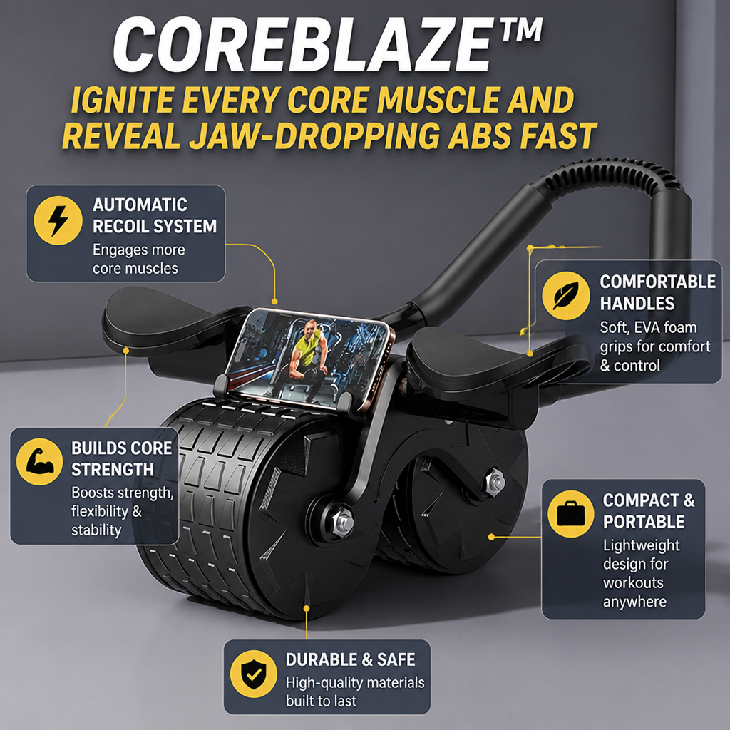 CoreBlaze™ — Ignite Every Core Muscle and Reveal Jaw-Dropping Abs Fast