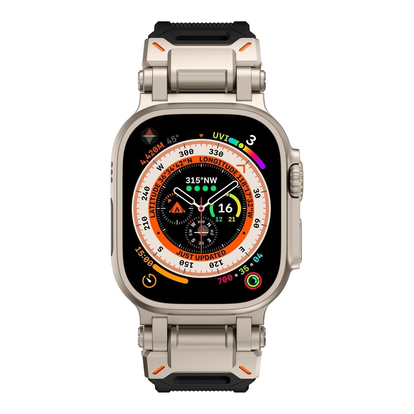 Silicone Strap for Apple Watch - Adventure Style